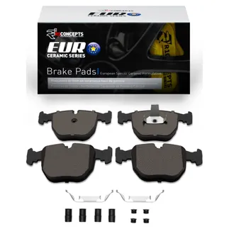 R1 Concepts 2600-0681-01 Euro Ceramic Pads & Hardware Kit